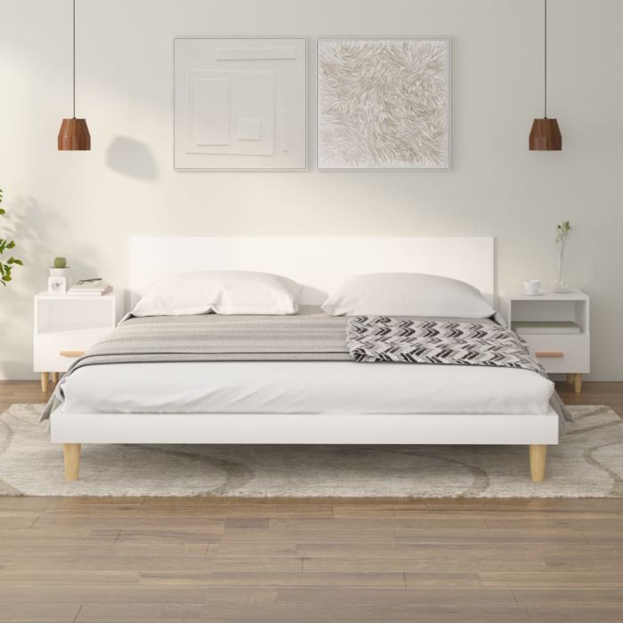 Bedside Cabinets 2 pcs White 40x35x47cm