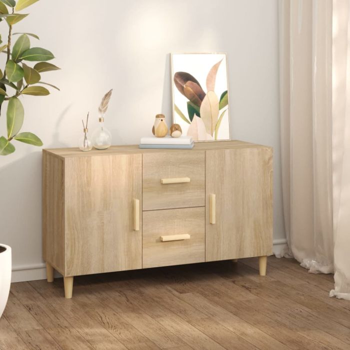 Sideboard Sonoma Oak 100x36x60 cm Engineered Wood