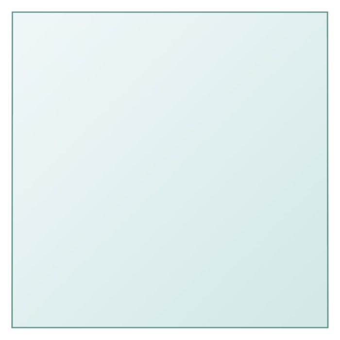 Table Top Transparent 50x50cm Tempered Glass