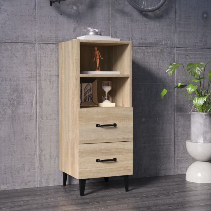 Sideboard Sonoma Oak 34.5x34x90 cm Engineered Wood