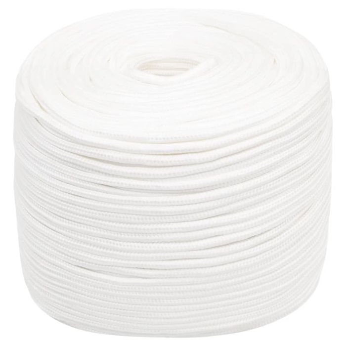 Boat Rope Full White 10 mm 250 m Polypropylene