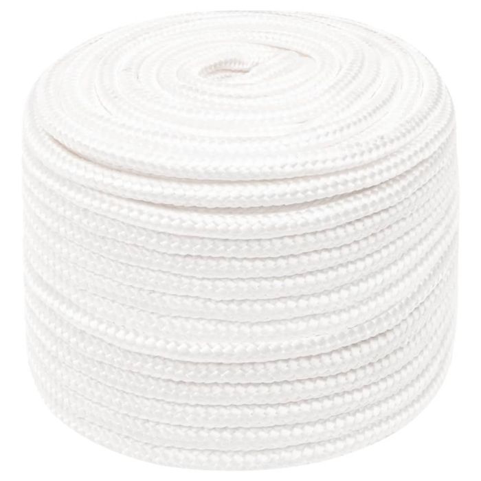 Boat Rope Full White 14 mm 50 m Polypropylene