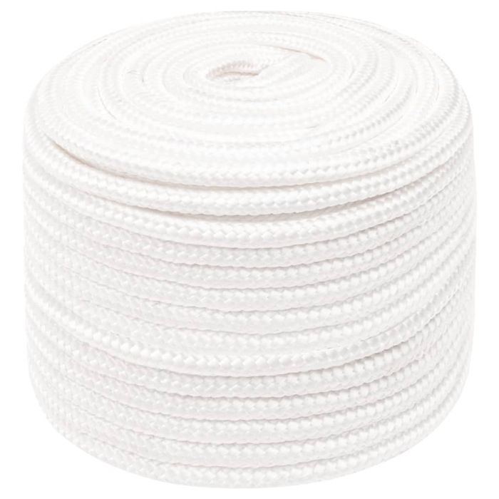 Boat Rope Full White 14 mm 250 m Polypropylene