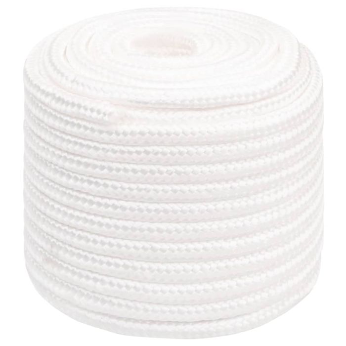 Boat Rope Full White 18 mm 25 m Polypropylene