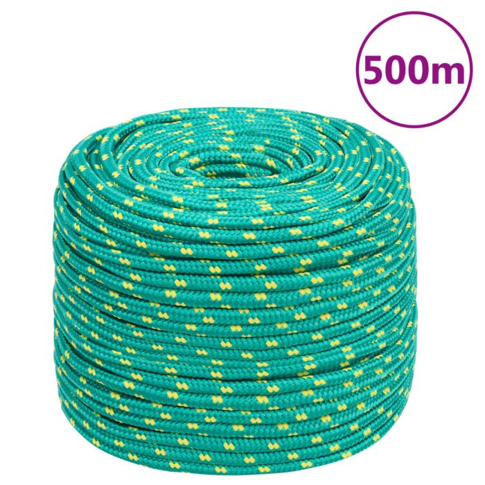Boat Rope Green 10 mm 500 m Polypropylene