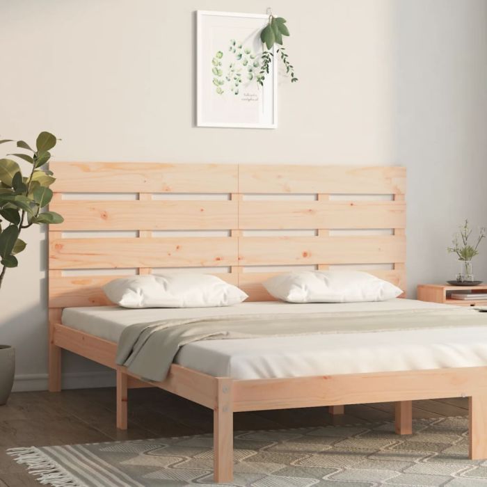 Headboard 120x3x80 cm Solid Wood Pine