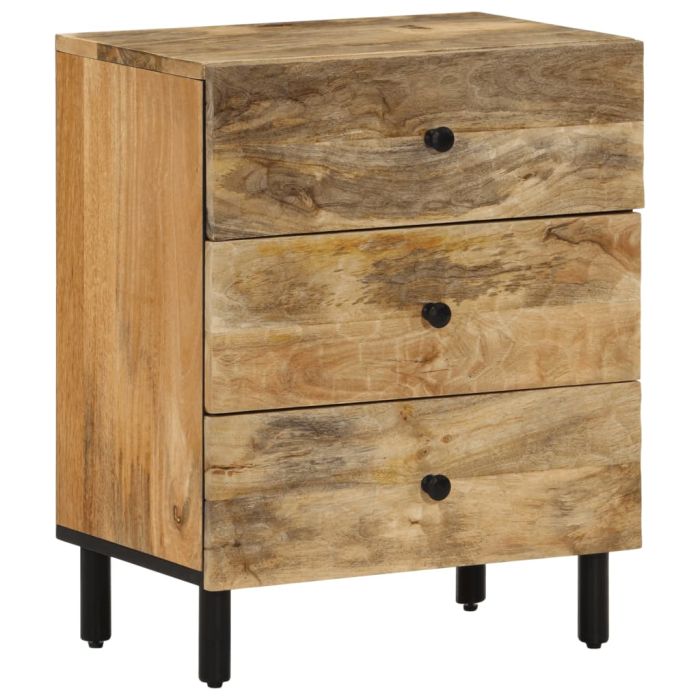 Bedside Table - CARLETON Sid Nightstand Natural 50cm