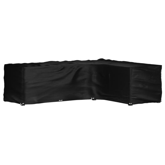 L-Shaped Garden Furniture Cover 18 Eyelets 285x220x80 cm