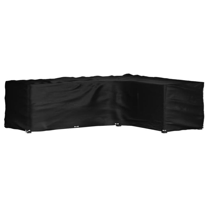 L-Shaped Garden Furniture Cover 16 Eyelets 260x210x80 cm