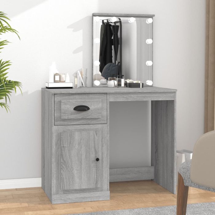 Dressing Table - MARLAS Dresser Grey sonona 90cm