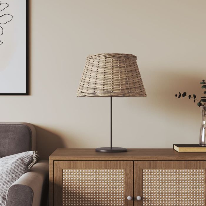 Lamp Shade Brown 50x30cm Wicker