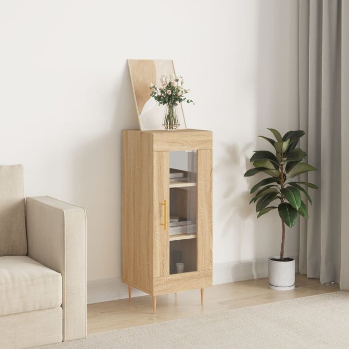 Sideboard Sonoma Oak 34.5x34x90 cm Engineered Wood