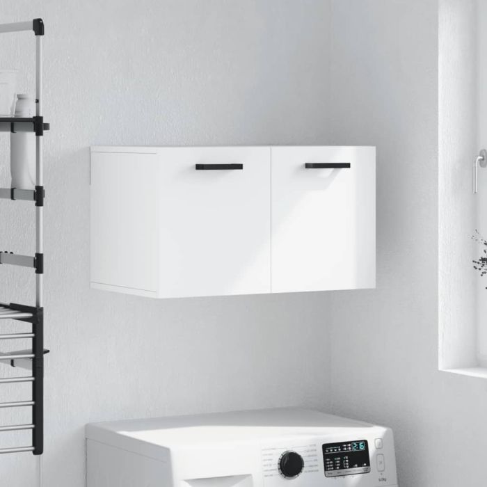 Wall Cabinet White 60x36.5x35 cm Engineered Wood