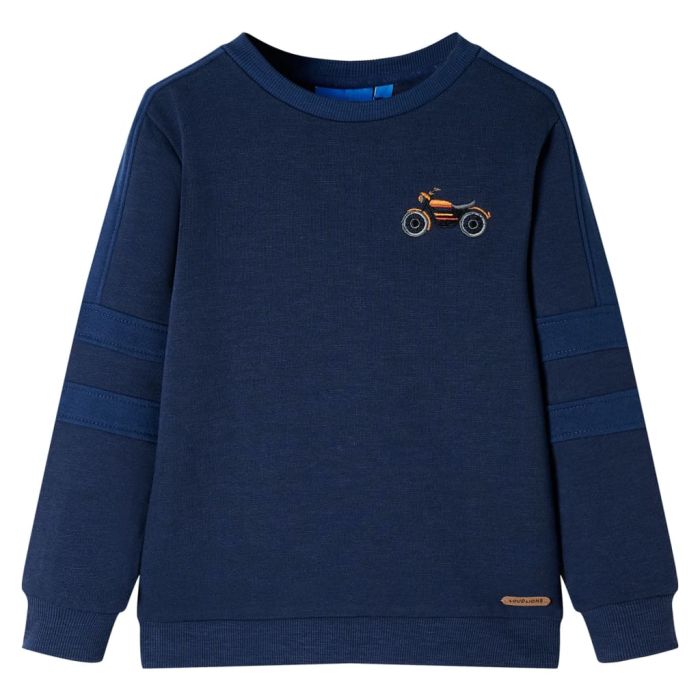 Kids' Sweatshirt Navy Melange 92