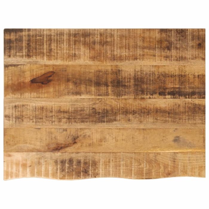 Table Top 70x60x2.5 cm Live Edge Solid Wood Rough Mango