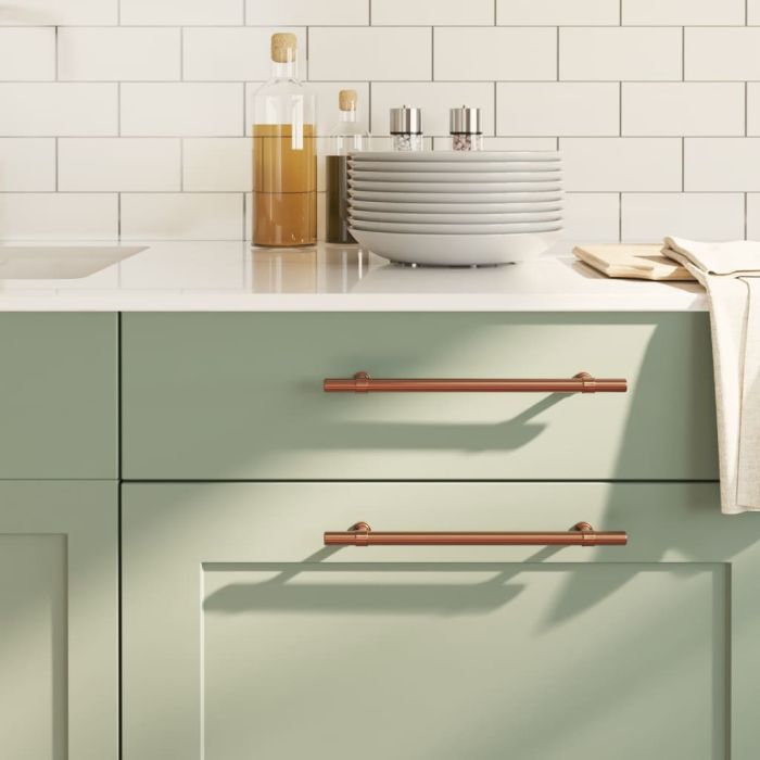 Cabinet Handles 20 Pcs Bronze 192mm Stainless Steel