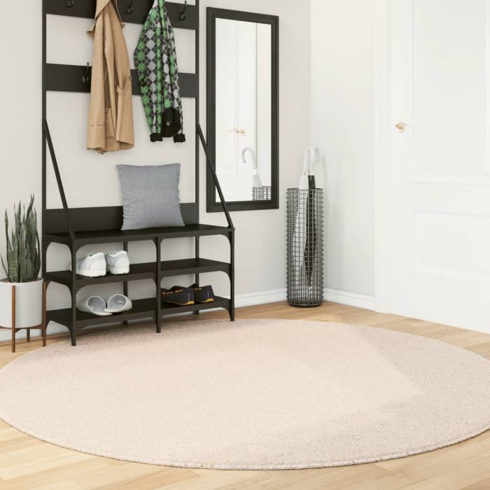 Rug HUARTE Short Pile Soft and Washable Beige 200 cm