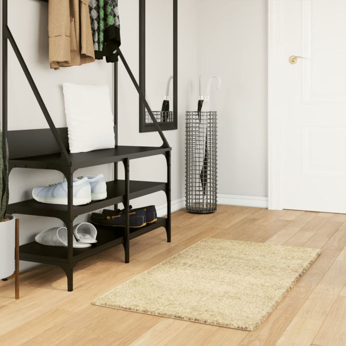 Shaggy Rug High Pile Modern Gold 60x110cm