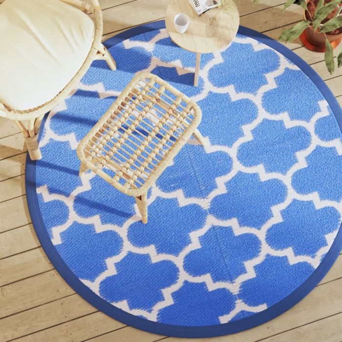 Outdoor Carpet ARAKIL Blue 160 cm PP