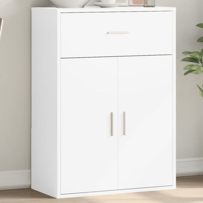 Sideboard White 60x30x84 cm Engineered Wood