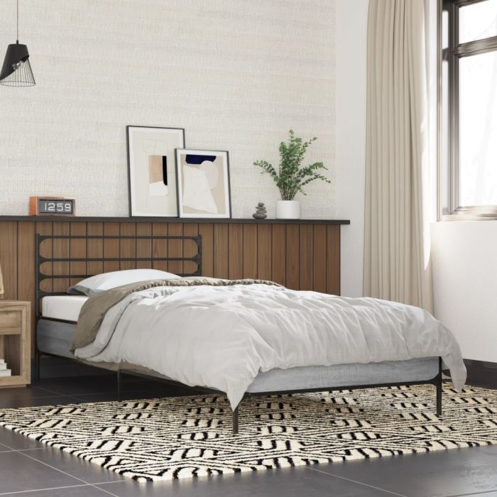Bedframe Grey Sonoma 90x200cm