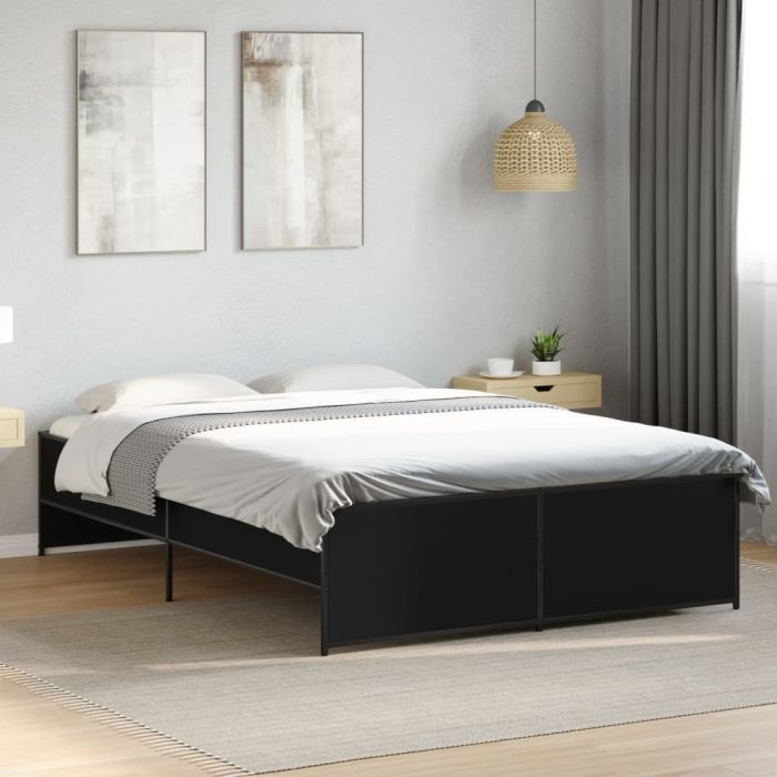 Bedframe Black 120x190cm Small Double