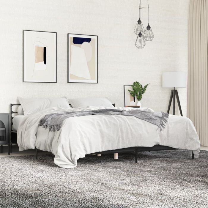 Bedframe Black 200x200cm