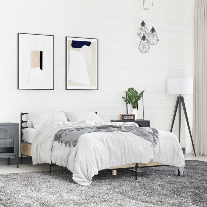 Bedframe Sonoma Oak 120x190cm Small Double