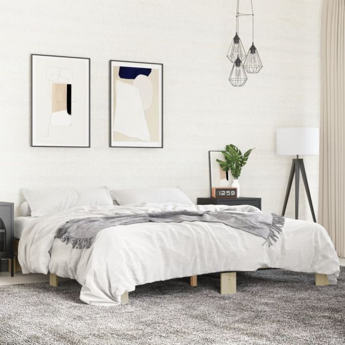 Bedframe Sonoma Oak 160x200cm