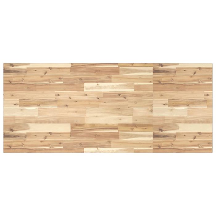 Bathroom Vanity Top Untreated 140x60x2 cm Solid Wood Acacia