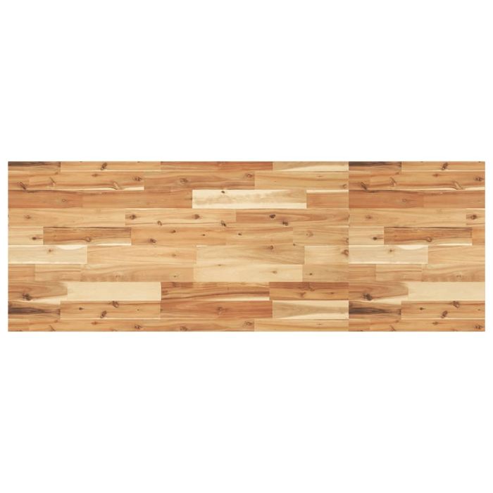 Bathroom Vanity Top Oil Finished 120x50x2 cm Solid Wood Acacia