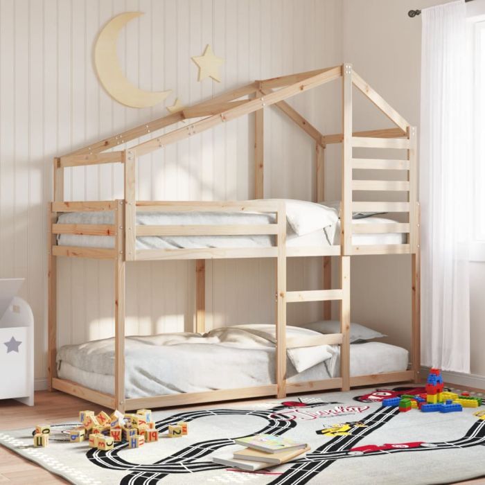 Bunkbed 90x200cm Solid Wood Pine