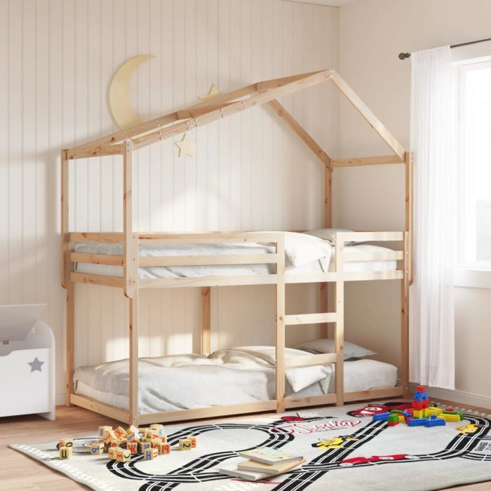 Bunkbed 80x200cm Solid Wood Pine