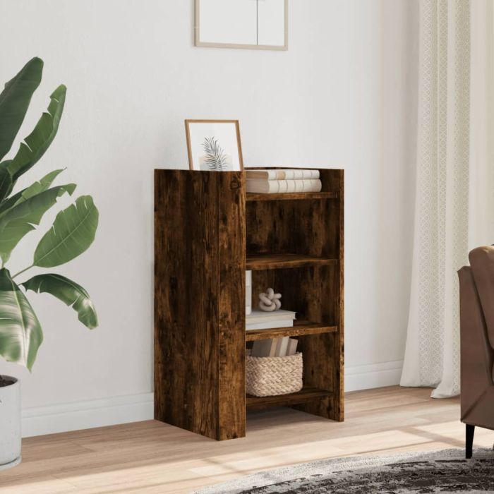 Sideboard Smoked Oak 45x35x75 cm Engineered Wood