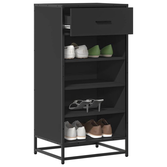 OUTLAW Tall Shoe Rack Black