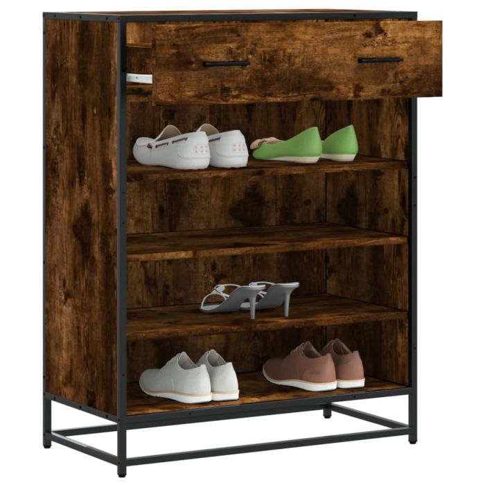 KOHINEX Medium Shoe Cabinet Smoked Oak