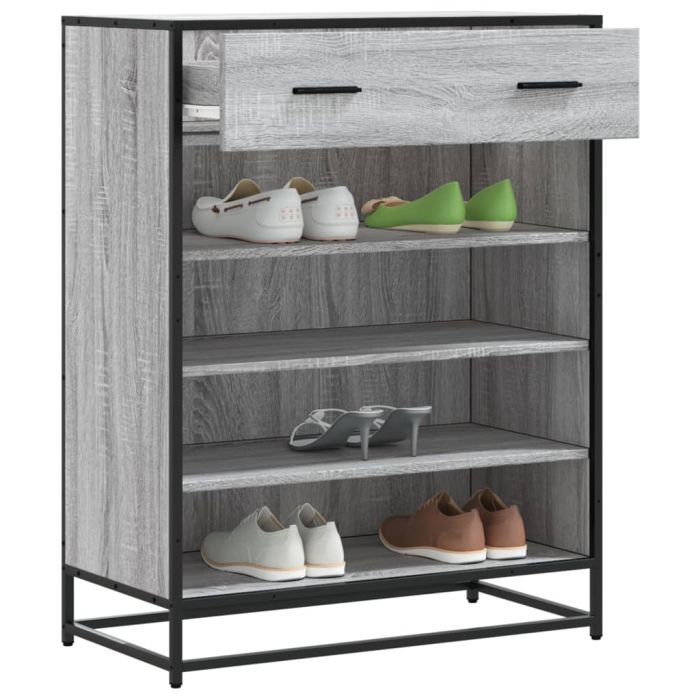 KOHINEX Medium Shoe Cabinet Grey Sonoma