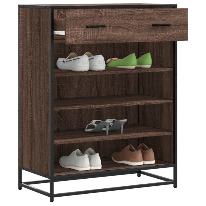KOHINEX Medium Shoe Cabinet Brown Oak