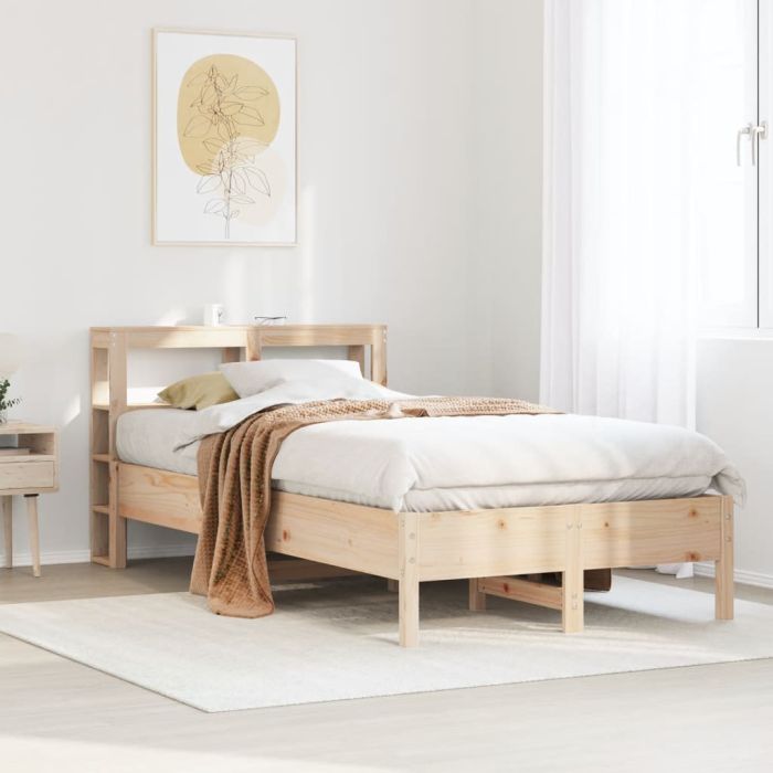 Bedframe 75x190cm Small Single Solid Wood Pine