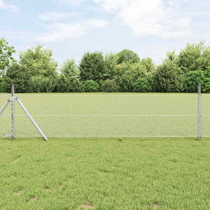 Hexagon Fence 0.5x100 m Galvanised Steel
