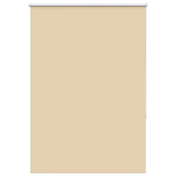 Roller Blind Blackout Beige 105x130 cm Fabric Width 100.7 cm Polyester