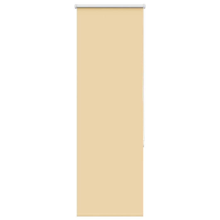 Roller Blind Blackout Beige 50x150 cm Fabric Width 45.7 cm Polyester