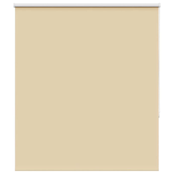 Roller Blind Blackout Beige 130x175 cm Fabric Width 126.6 cm Polyester