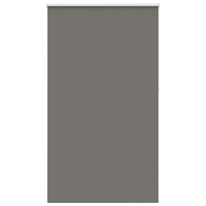 Roller Blind Blackout Grey 130x210 cm Fabric Width 126.6 cm Polyester
