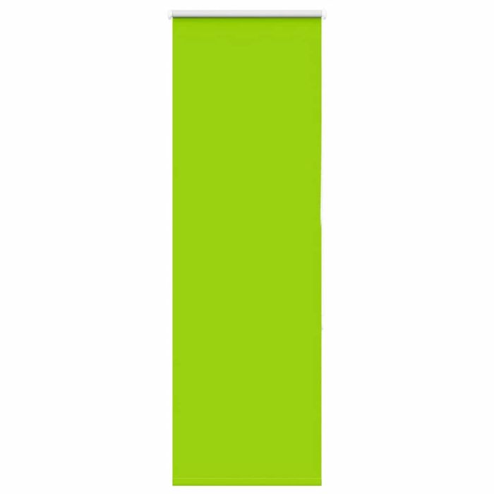 Roller Blind Blackout Leaves Green 40x150 cm Fabric Width 35.7 cm Polyester