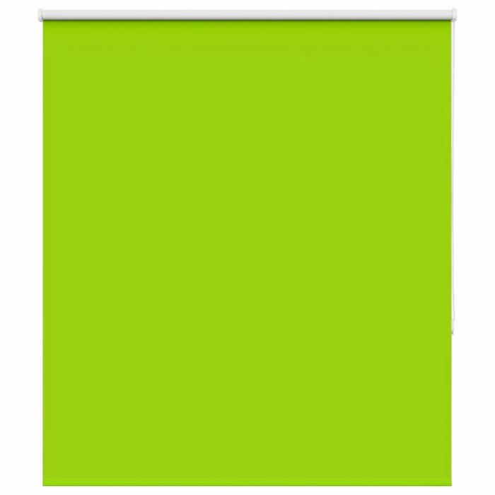 Roller Blind Blackout Leaves Green 125x150 cm Fabric Width 121.6 cm Polyester