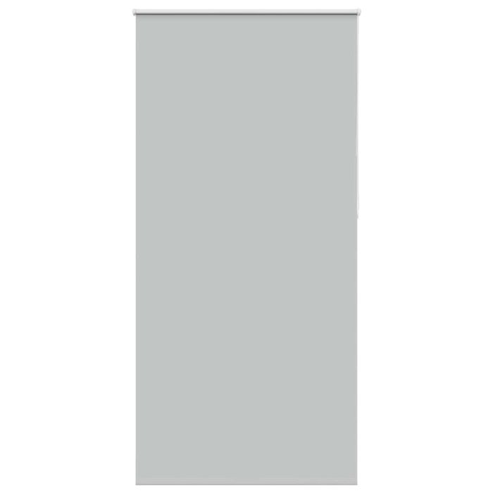 Roller Blind Blackout Light Grey 105x210 cm Fabric Width 100.7 cm Polyester