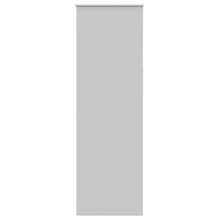 Roller Blind Blackout Light Grey 80x230 cm Fabric Width 75.7 cm Polyester