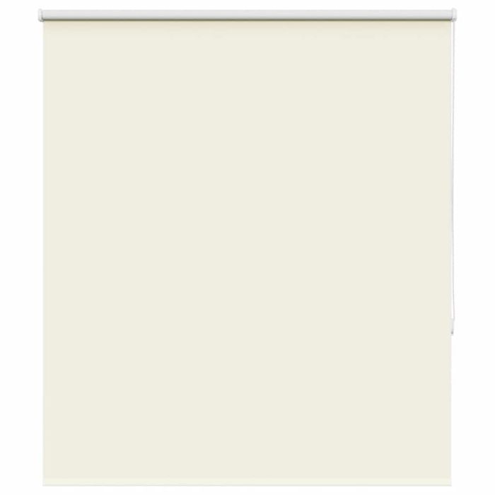 Roller Blind Blackout Off White 125x150 cm Fabric Width 121.6 cm Polyester