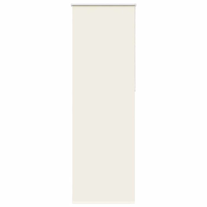 Roller Blind Blackout Off White 65x230 cm Fabric Width 60.7 cm Polyester
